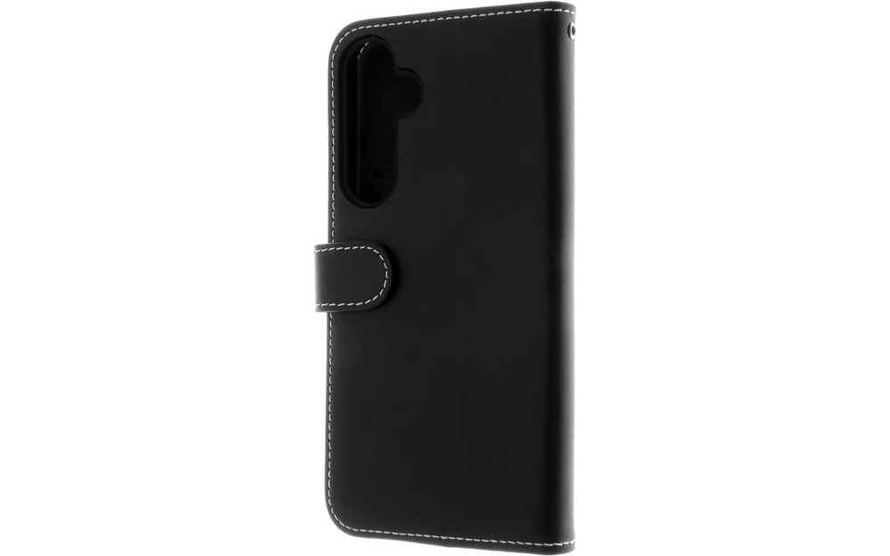 Insmat Exclusive Flip Case -lompakkokotelo, Samsung Galaxy A35 5G, musta