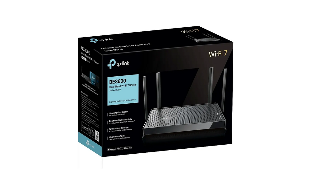 TP-LINK Archer BE230 Dual-Band WiFi 7 -reititin