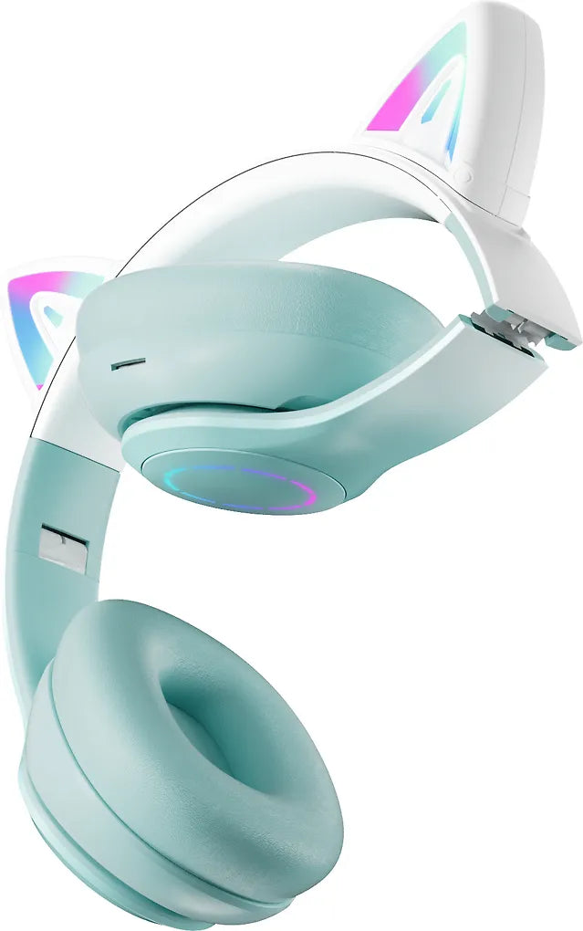 ProCaster Meow kuulokkeet mikrofonilla, mintunvihreä