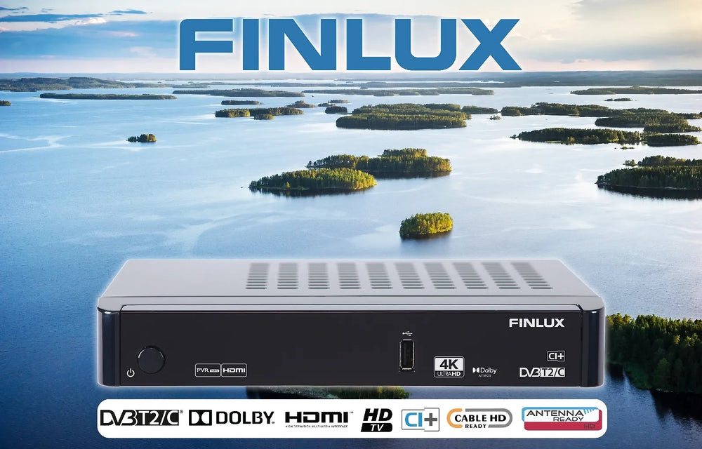 Finlux FUH-7110 HD-digiboksi antenni -ja kaapeliverkkoihin (2024)