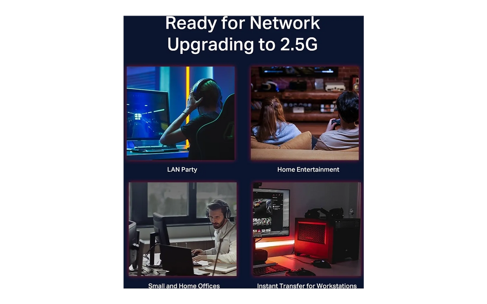 TP-Link TL-SG108-M2 2.5 Gigabit 8-porttinen kytkin - E-store.fi