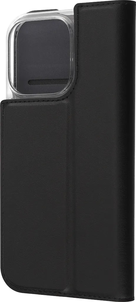 FoneKit BookCase -suojakotelo, iPhone 16 Pro, musta