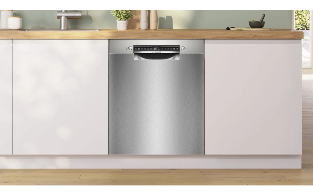 Bosch SMU4HAI01S Serie 4 diskmaskin, stål