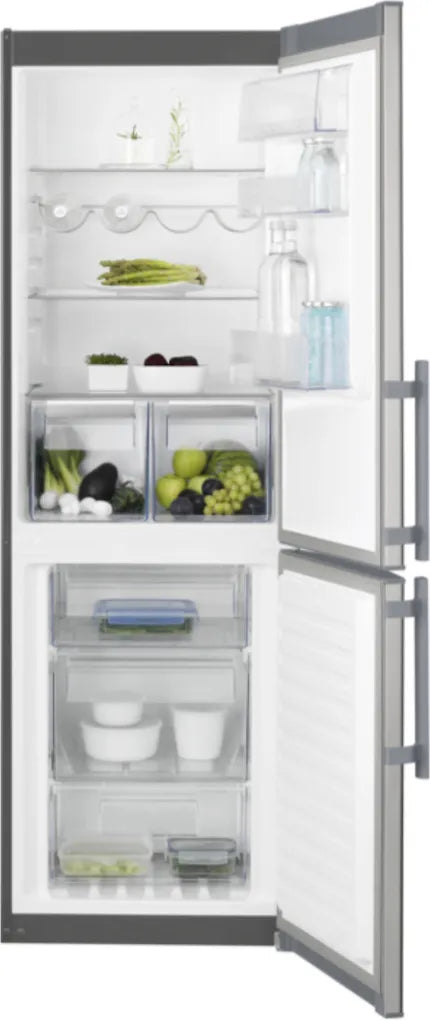 Electrolux KNT5NF33X3 jääkaappipakastin, teräs - E-store.fi