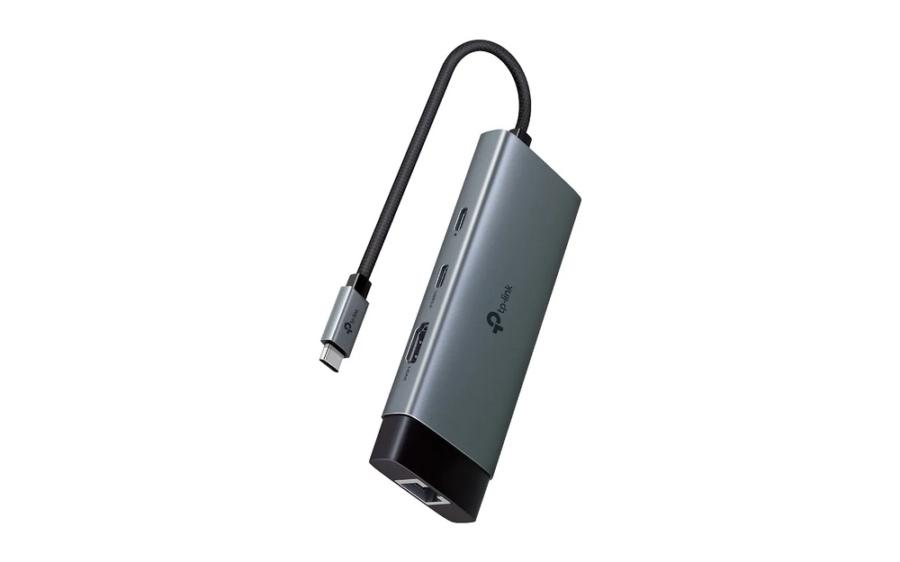 TP-LINK UH6120C 6 in 1 USB-C -Multiport ja gigabit ethernet -sovitin