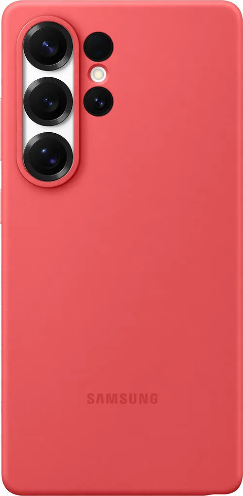 Samsung Galaxy S25 Ultra Silicone suojakuori, punainen
