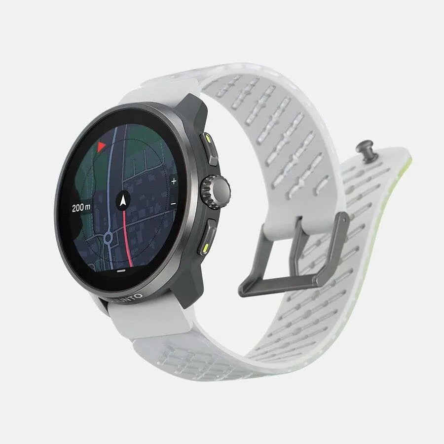 Suunto Race S Titanium Canary -urheilukello, 45 mm, harmaa