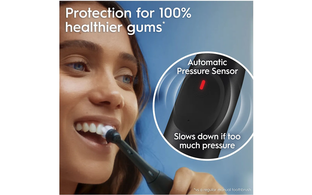 Oral-B iO2 Duo sähköhammasharjapari, musta & vaaleanpunainen