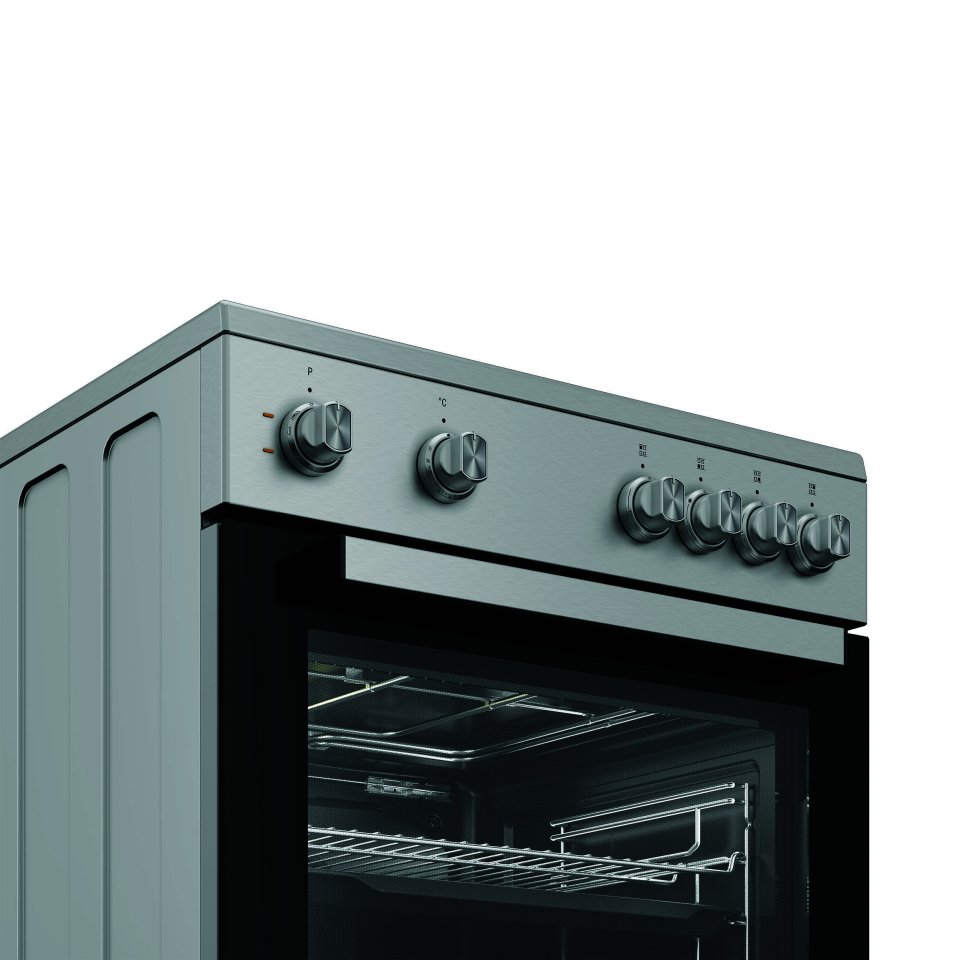 Whirlpool W6V8KMSX keraaminen liesi, teräs
