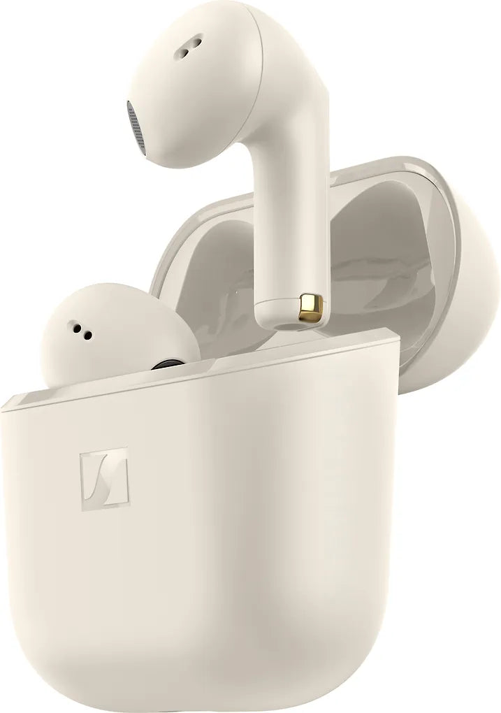 Sennheiser Accentum Open, langattomat nappikuulokkeet, kermanvalkoinen