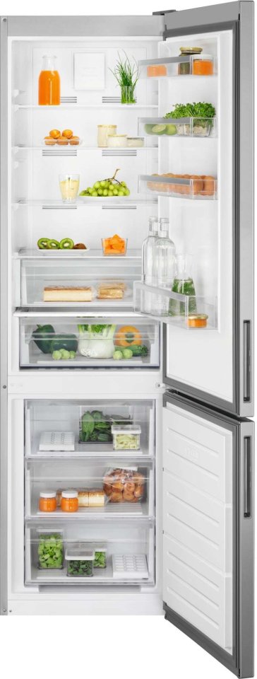 Electrolux LNT6ME36U2 jääkaappipakastin, harmaa / teräs, 2m