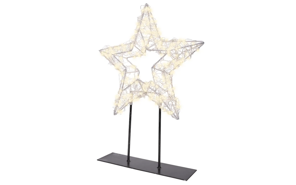 Lumineo tähtipöytäkoriste valoilla, sisä- ja ulkokäyttöön