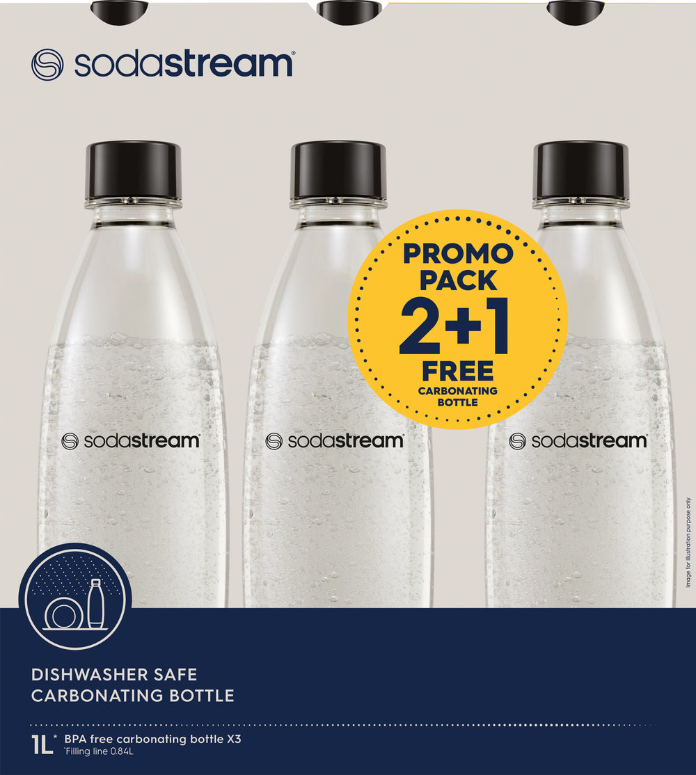 Sodastream Fuse hiilihapotuspullo, 3 x 1 l – kuva 2