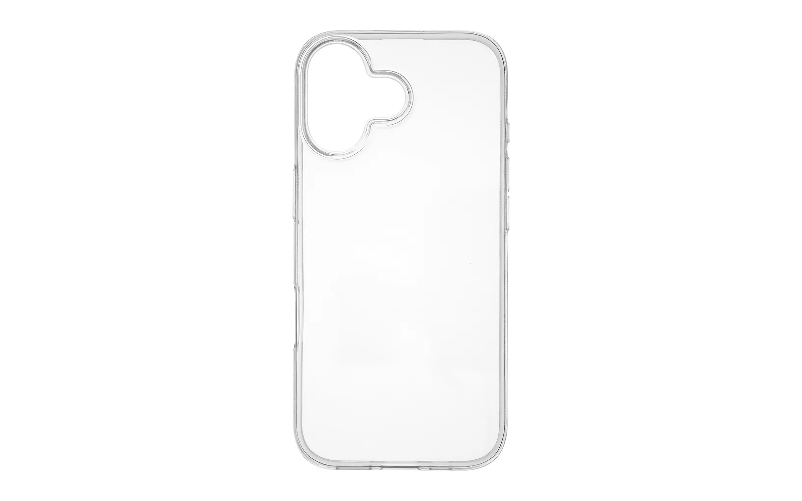 FoneKit silikonisuoja, iPhone 17, läpinäkyvä
