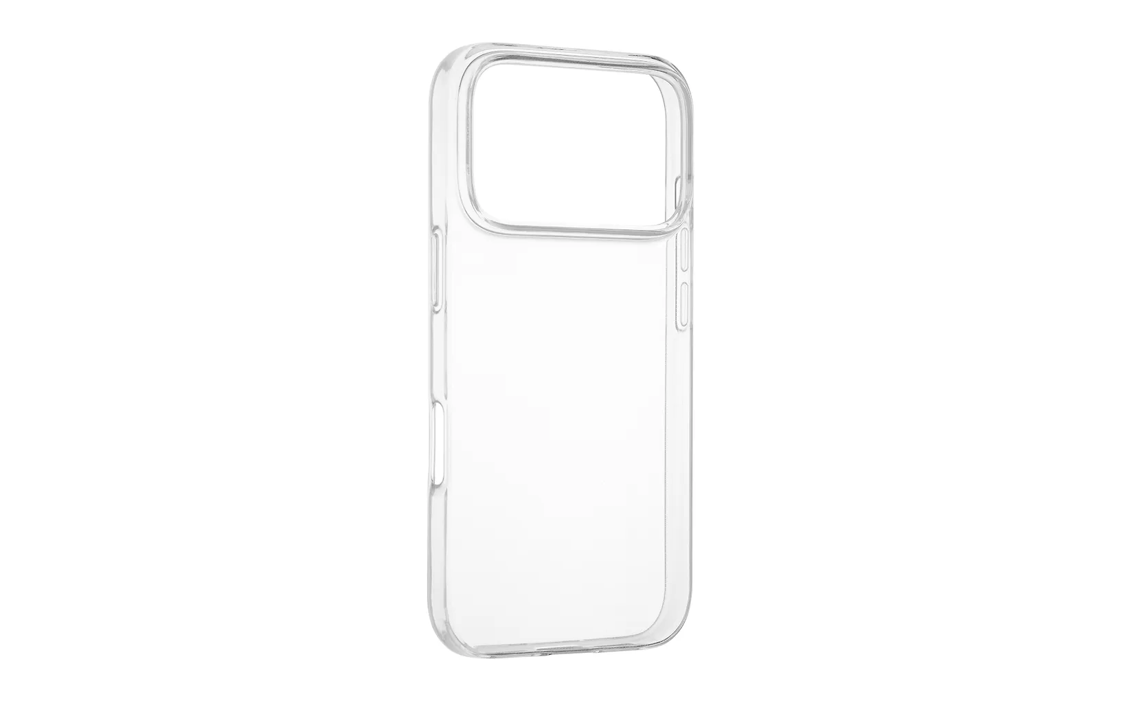 FoneKit silikonisuoja, iPhone 17 Pro, läpinäkyvä