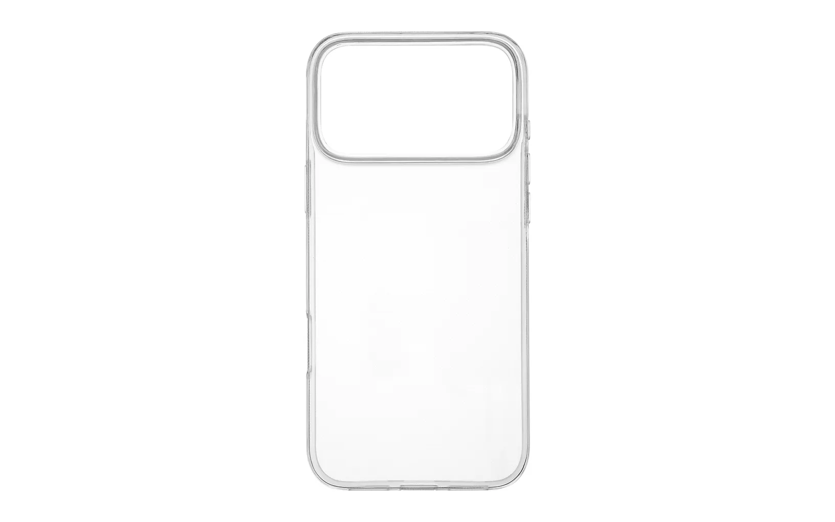 FoneKit silikonisuoja, iPhone 17 Pro Max, läpinäkyvä