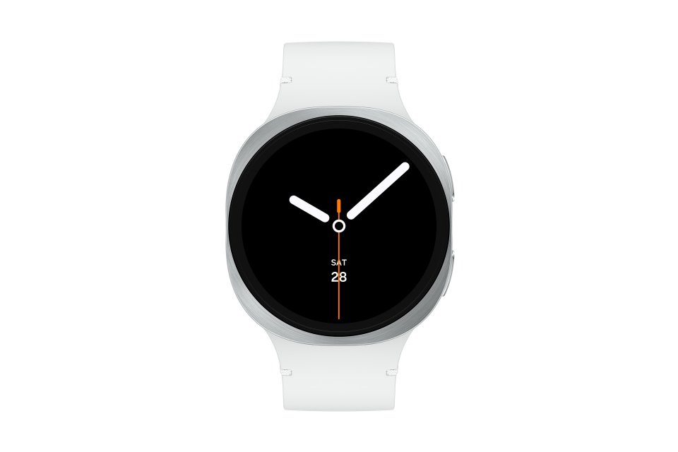 Samsung Galaxy Watch8 4G älykello, 44 mm, hopea