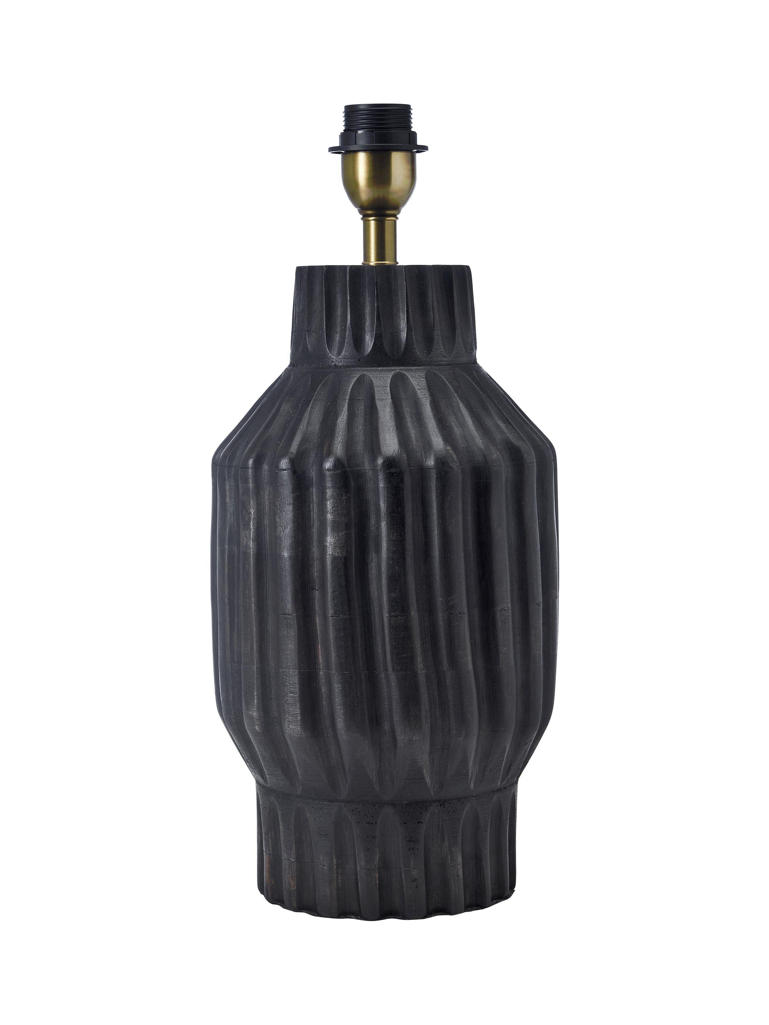 Turi lampunjalka mustanruskea 45cm