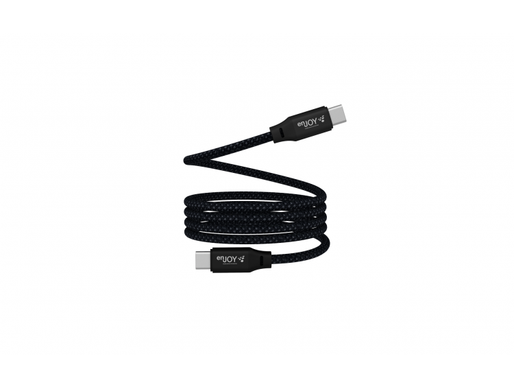 ENJOY Magneettinen USB-C - USB-C pikalatauskaapeli, 1m