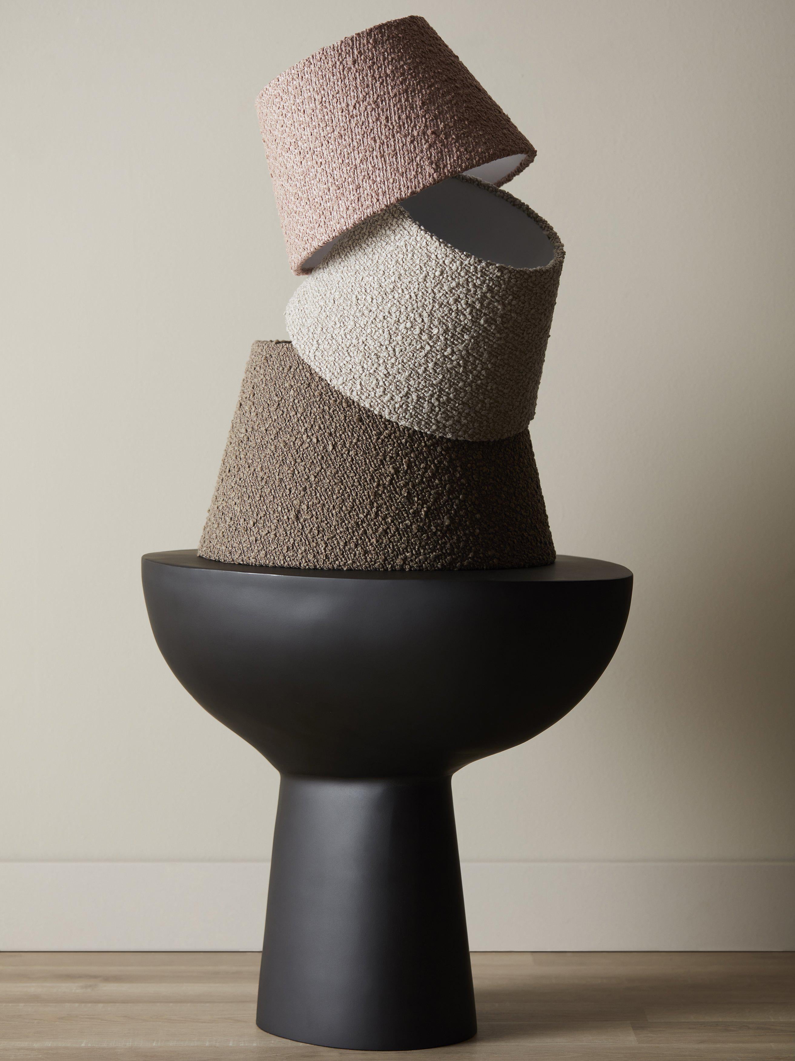 Hanna varjostin Bouclé roosa 35cm