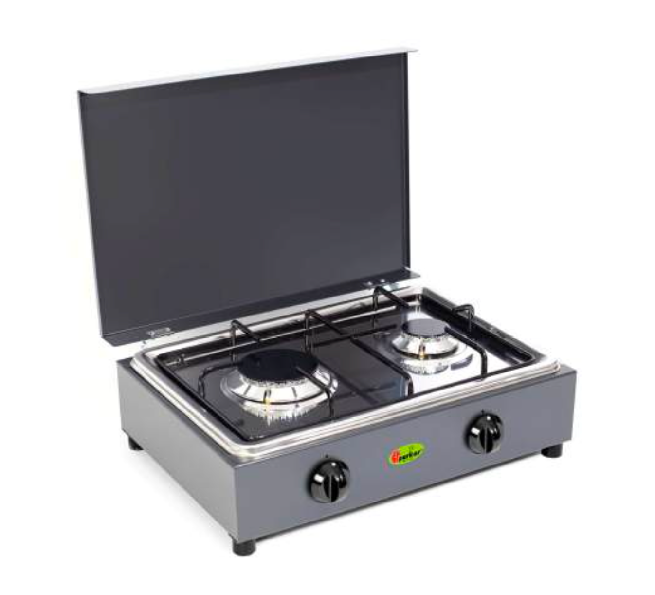 Kaasuliesitaso Parker 2-liekkinen, ulkokäyttöön