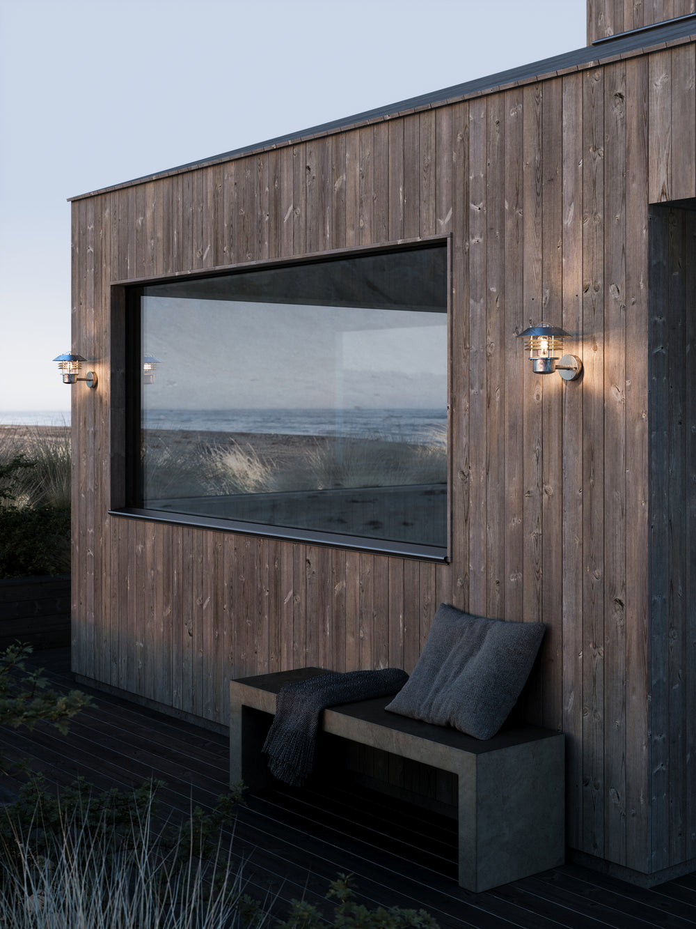 Vejers Up seinävalaisin galvanoitu