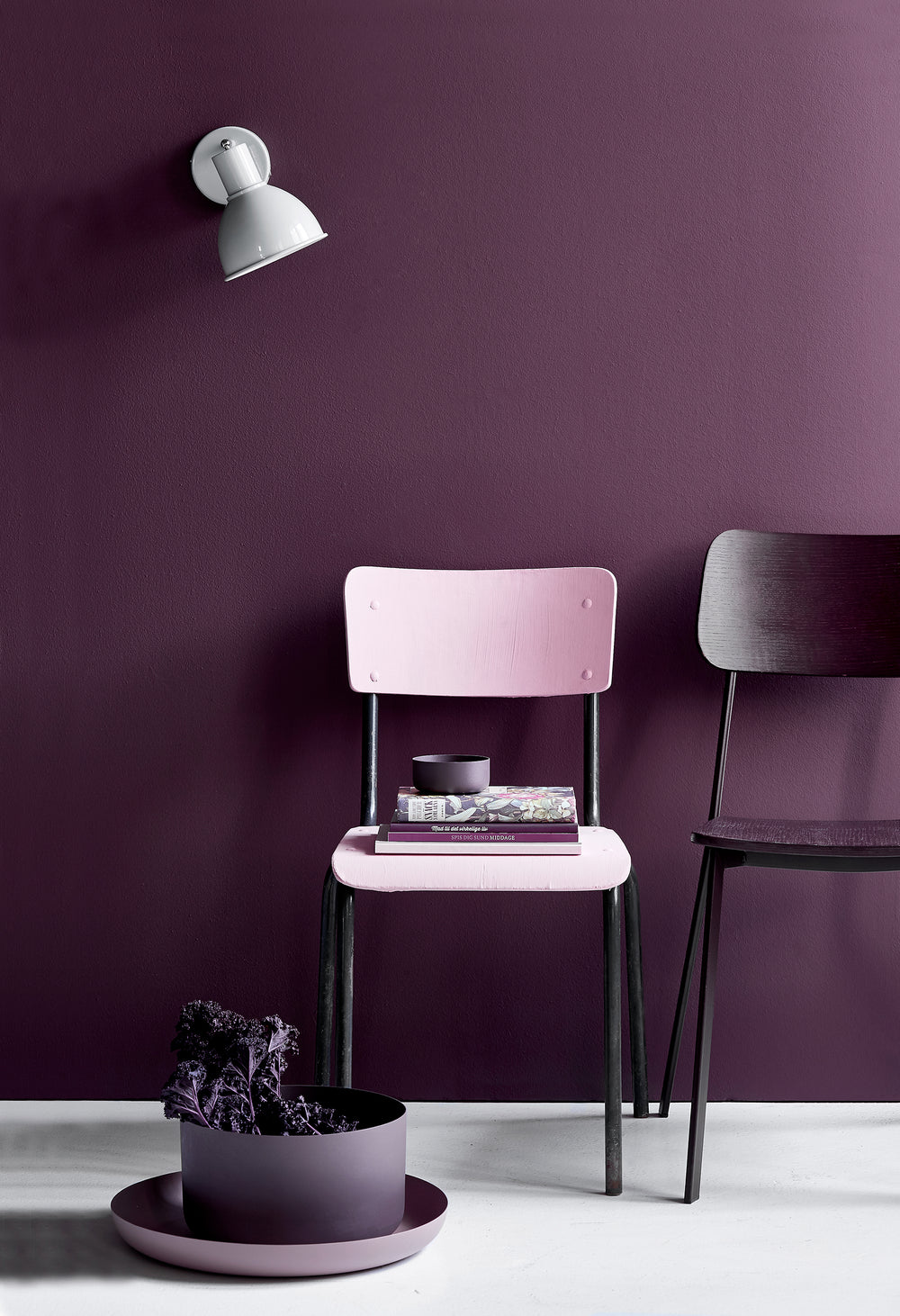 Pop seinävalaisin valkoinen