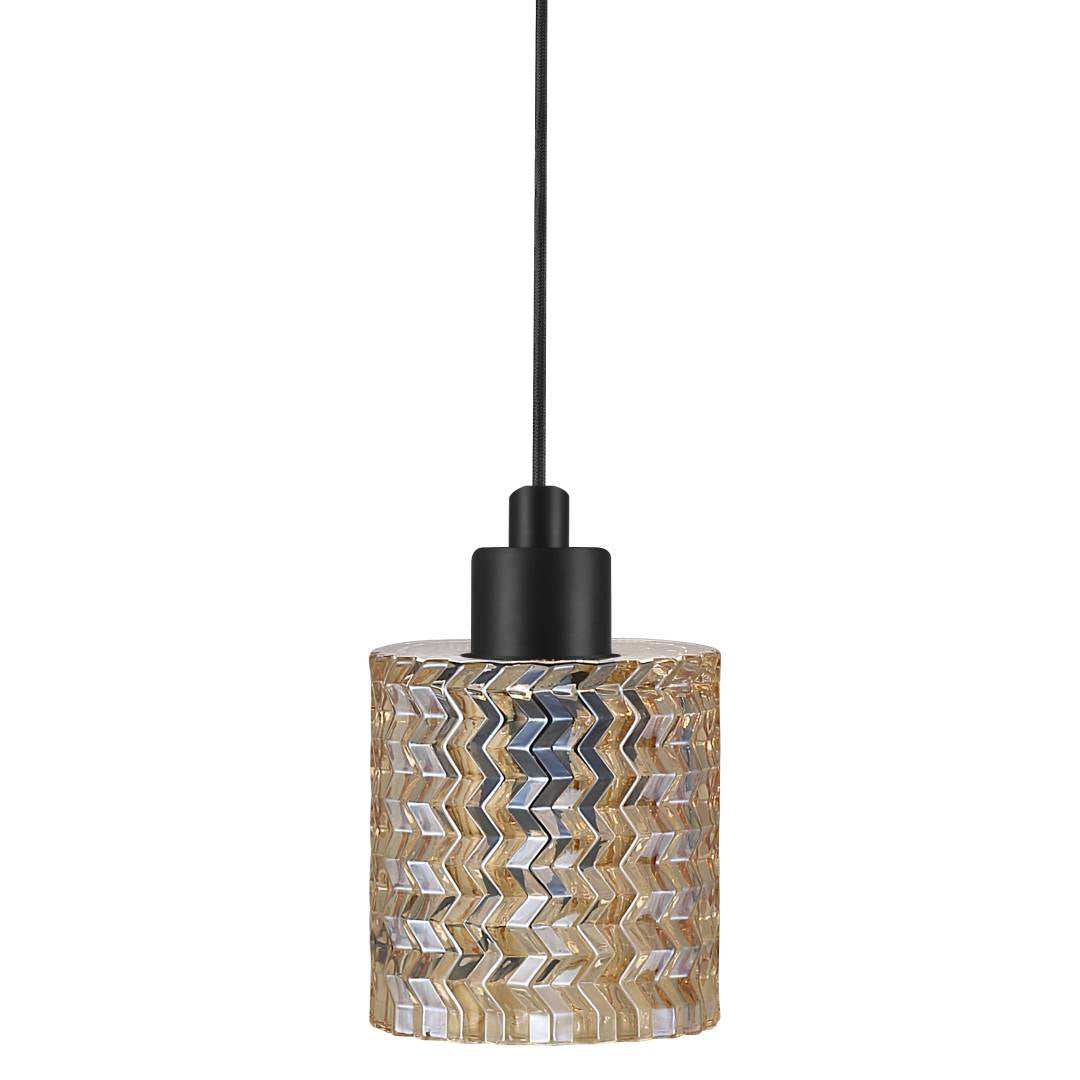 Hollywood taklampa amber