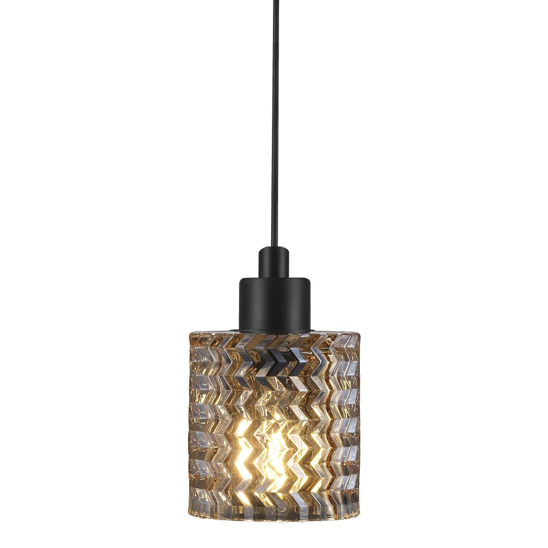 Hollywood taklampa amber