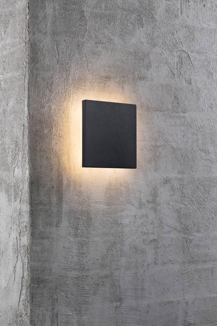 Artego Square väggarmatur svart