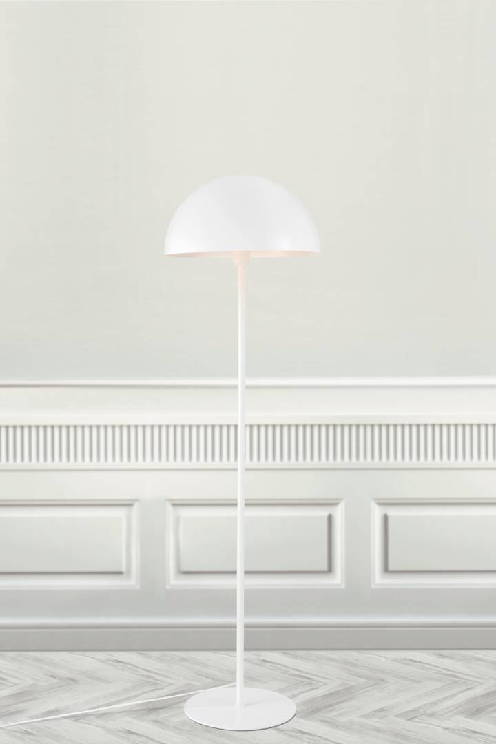 Ellen golvarmatur metall vit