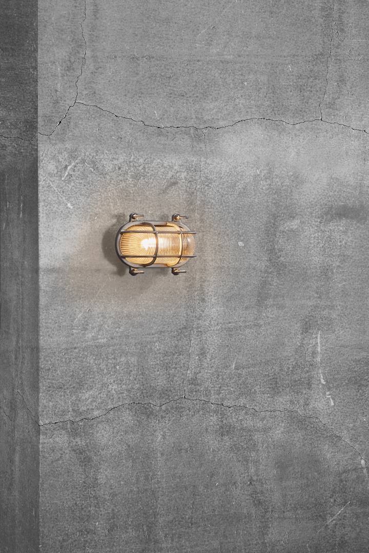 Helford ulkoseinävalaisin nikkeli