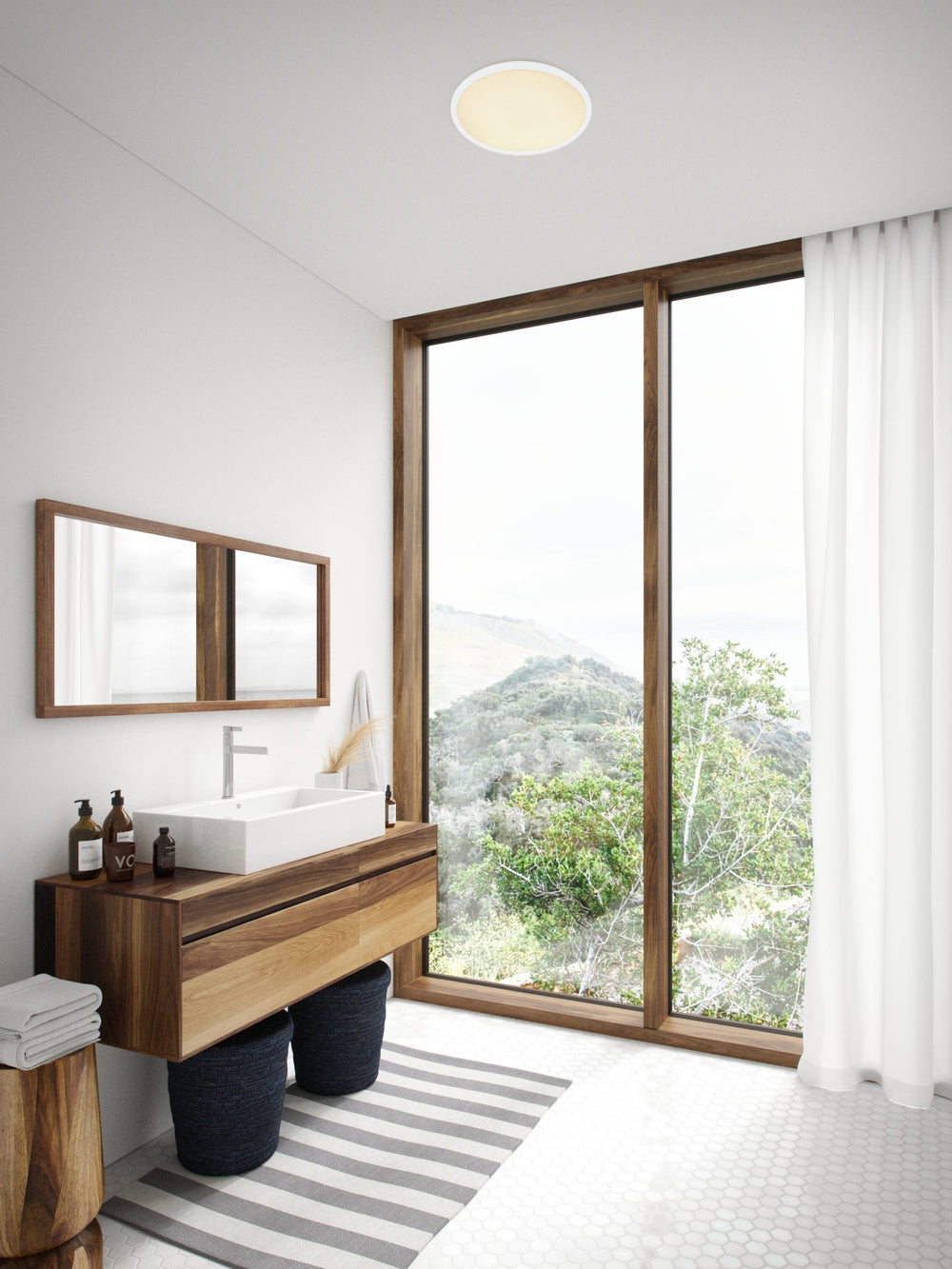 Oja 60 IP20 2700K Step Dim LED plafond vit