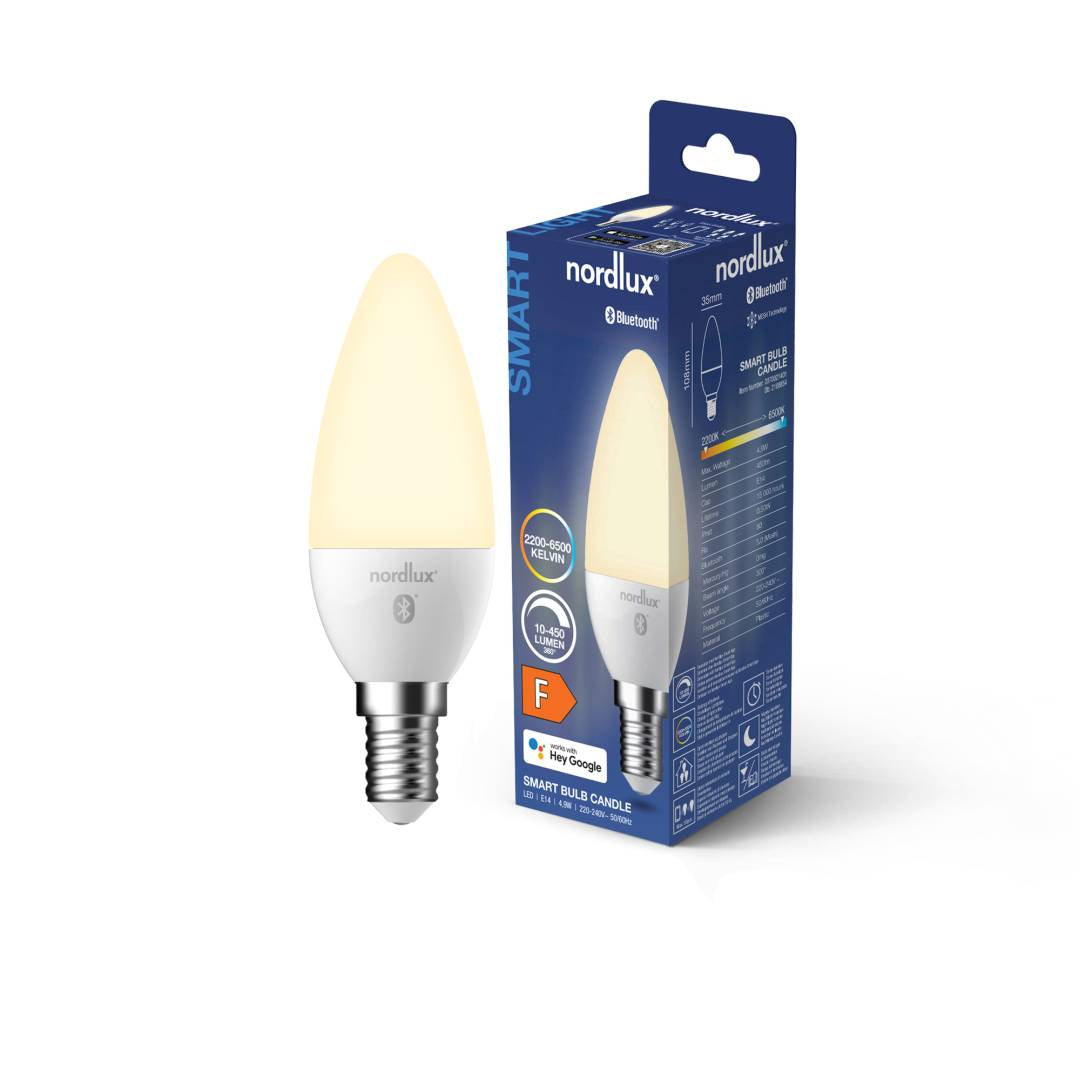 Smart E14 C35 2200-6500K 450lm opaali