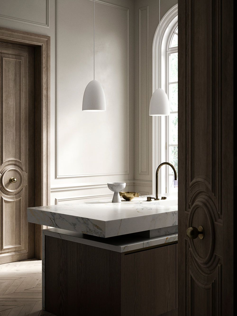 Nexus 2.0 pendel 20 cm vit