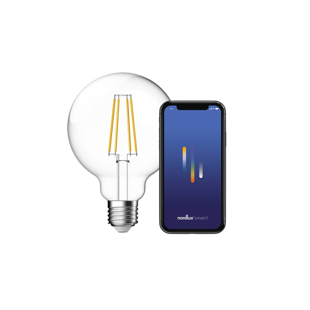 Smart E27 G95 2200-6500K 650lm kirkas