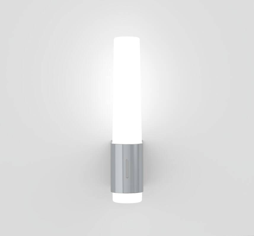 Helva Night seinävalaisin kromi