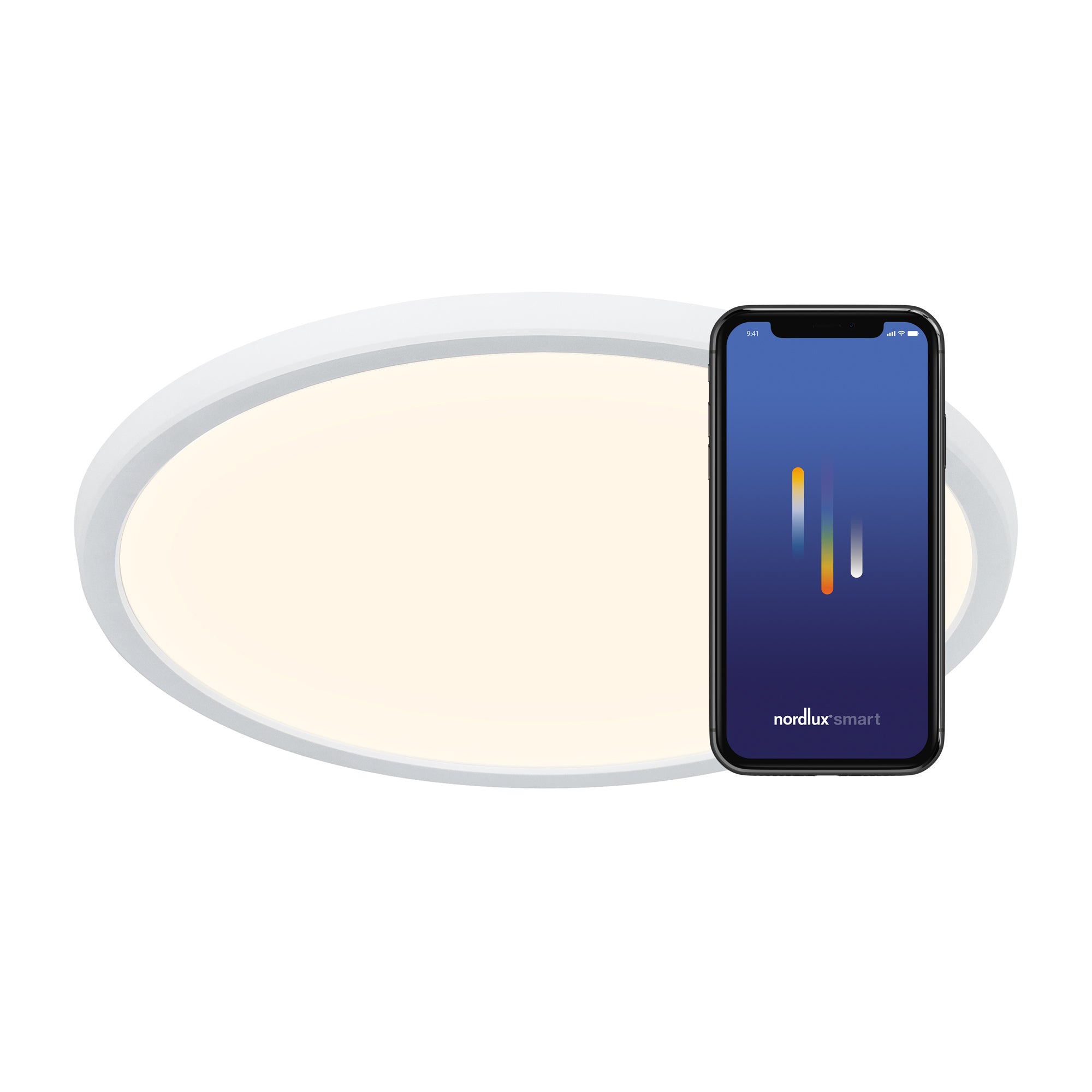 Oja Smart 42 LED-plafond vit