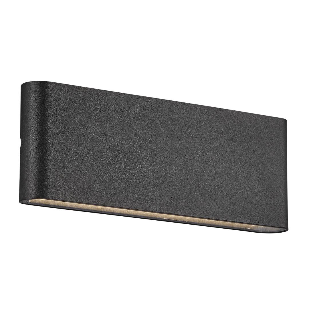Kinver 26 LED-väggarmatur svart