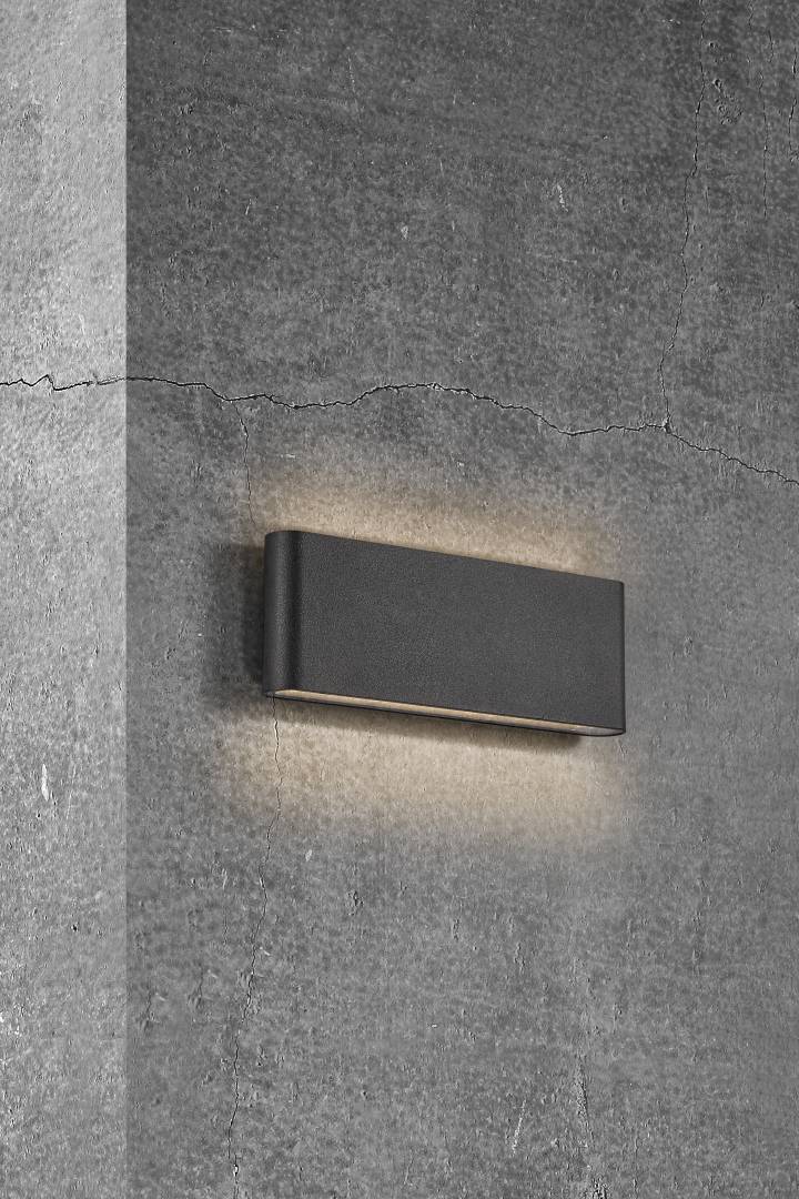 Kinver 26 LED-väggarmatur svart