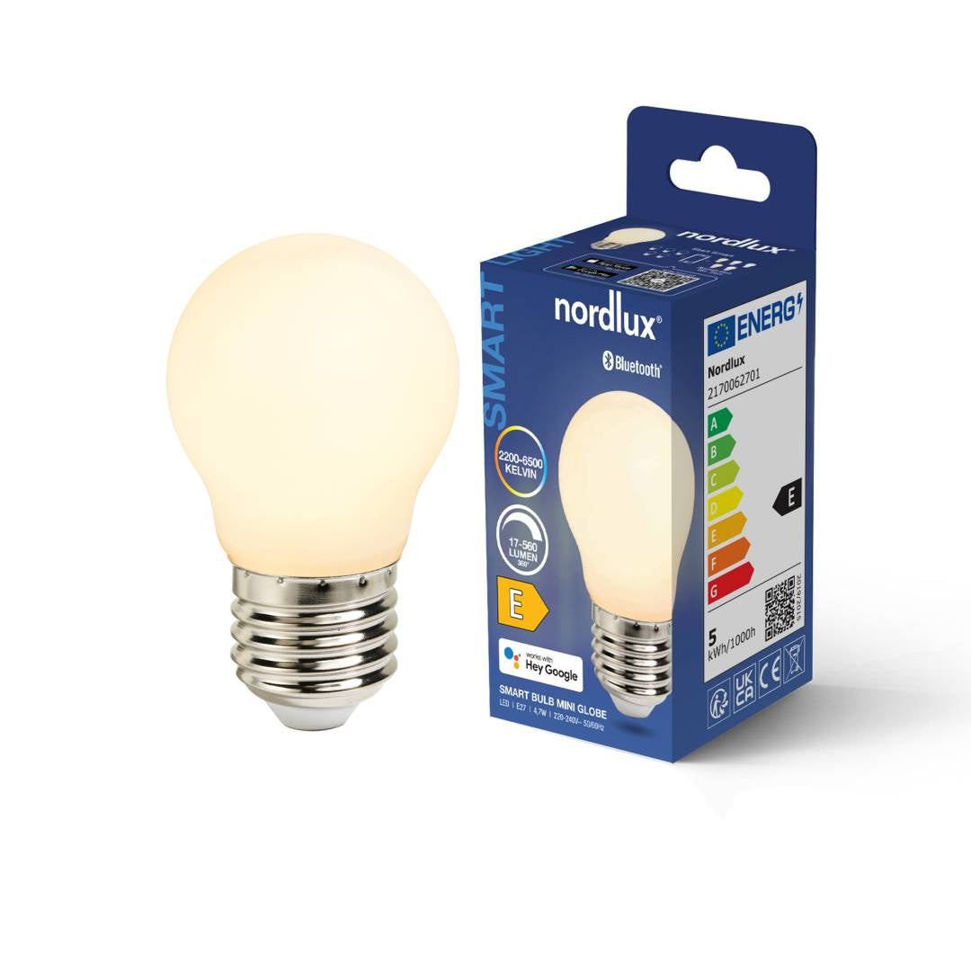 Smart E27 G45 2200-6500K 560lm opaali