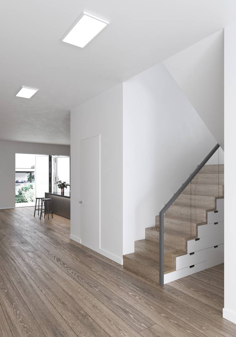 Harlow 60 LED-plafond IP54 vit