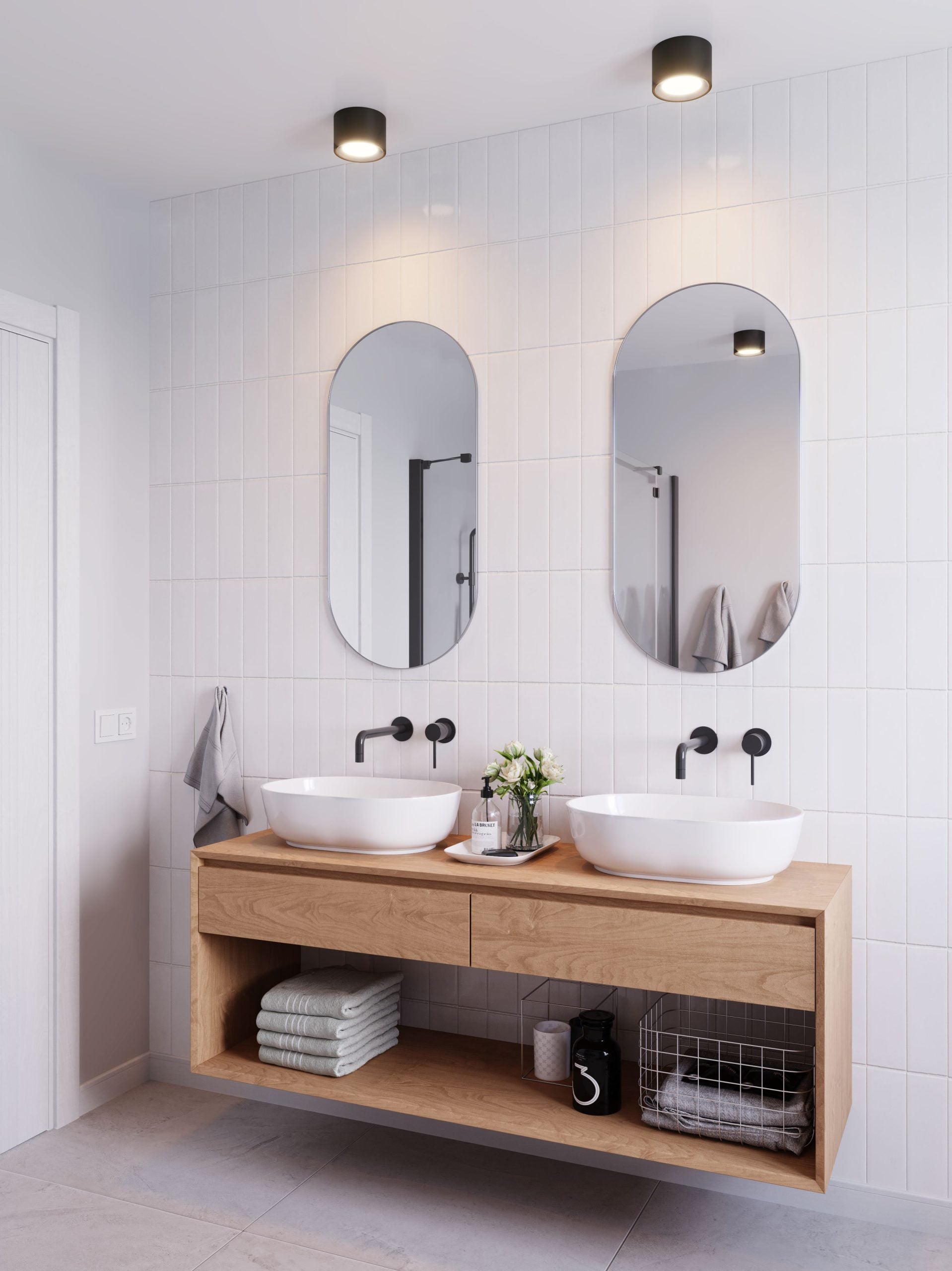 Landon 8 Bath downlight svart
