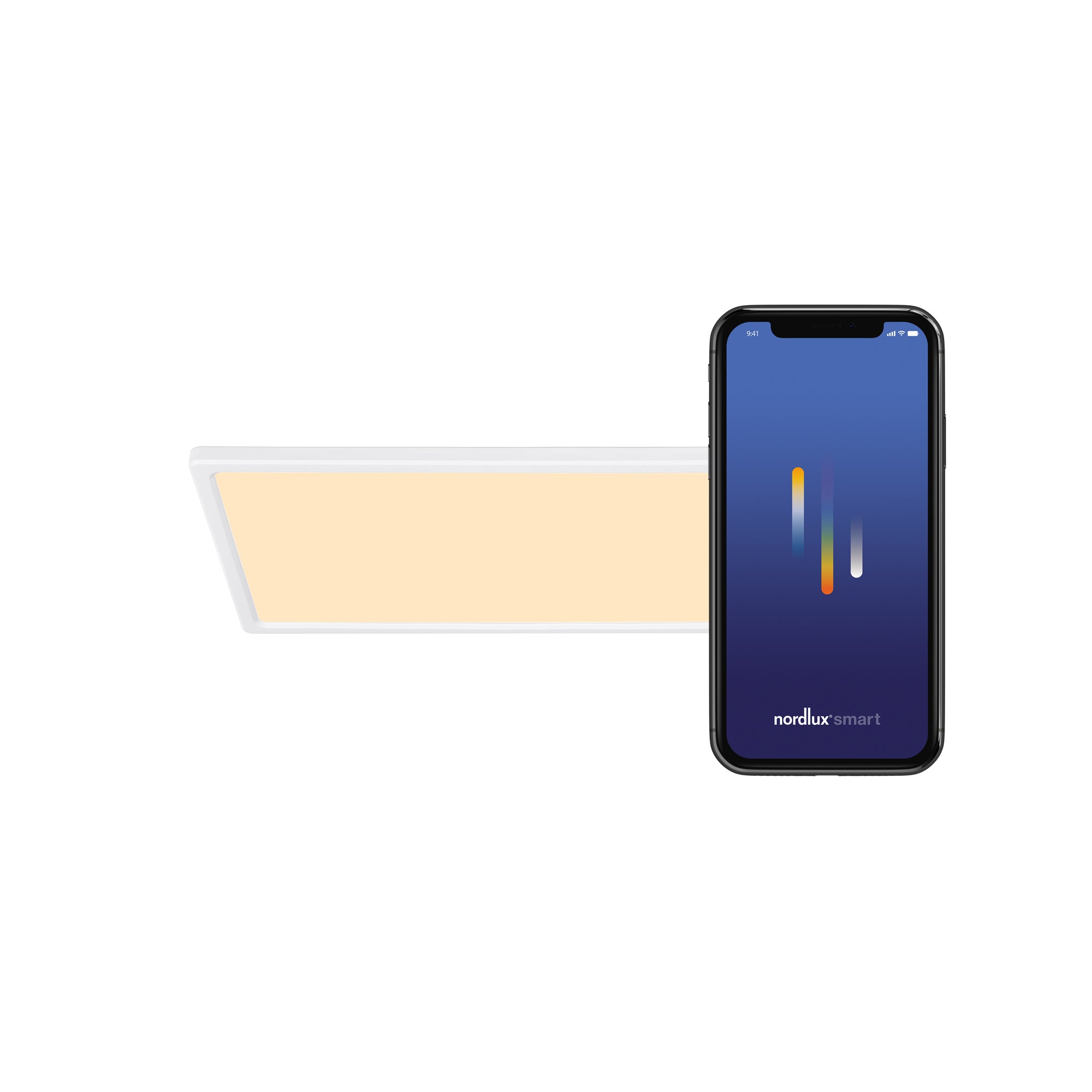 Harlow Smart 60 LED-plafond IP54 vit
