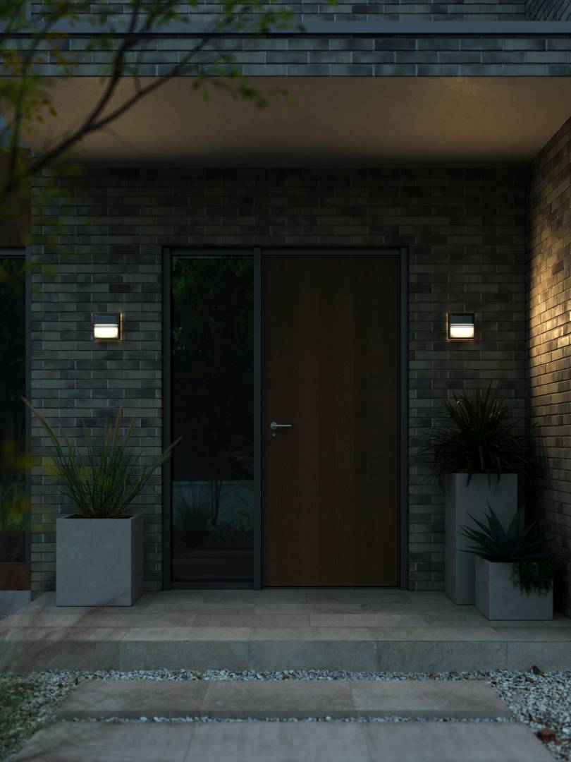 Oliver Square seinävalaisin musta