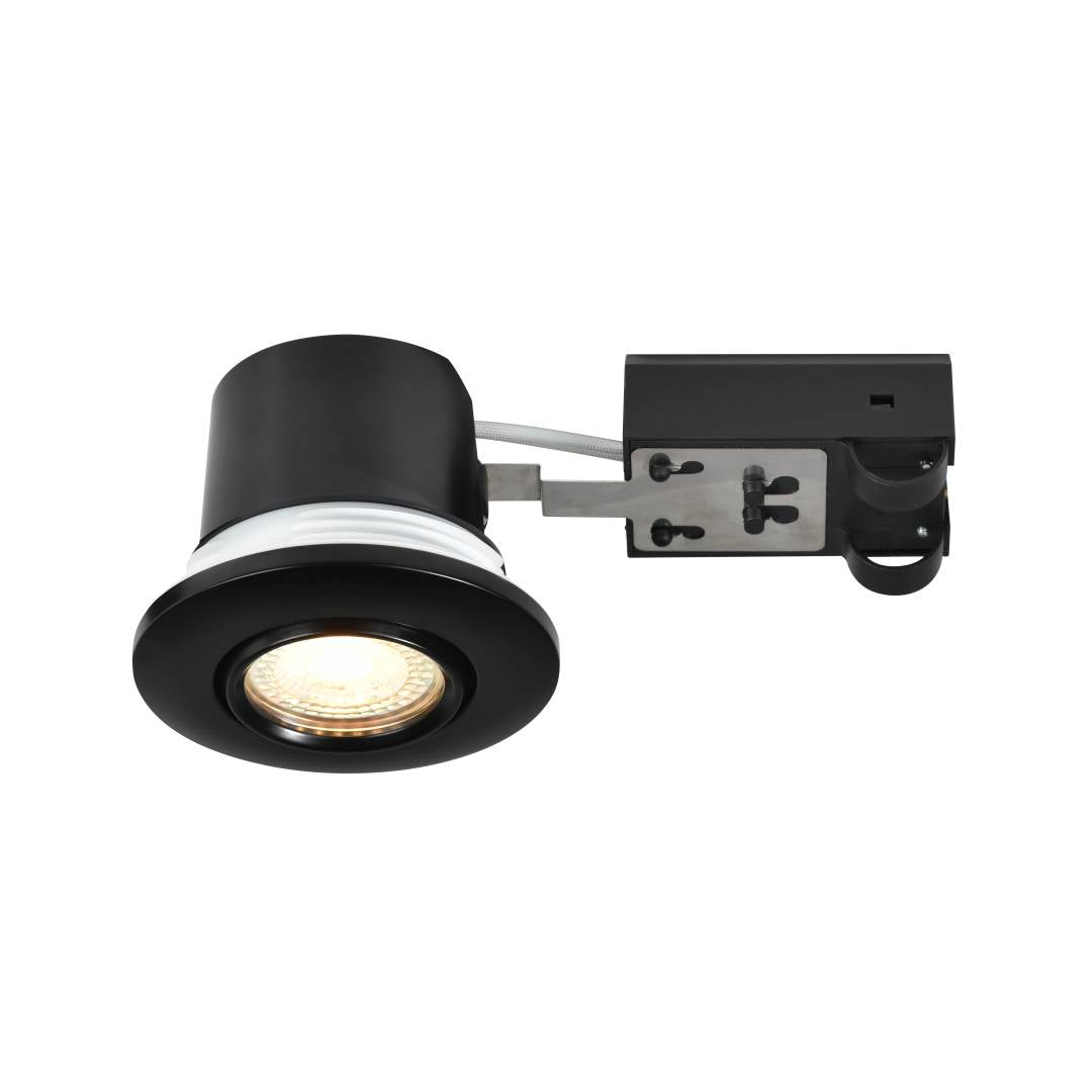 Umberto downlight IP44 svart