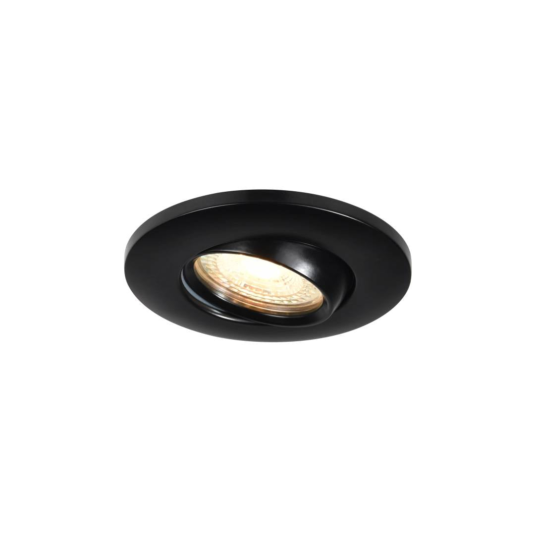Umberto downlight IP44 svart