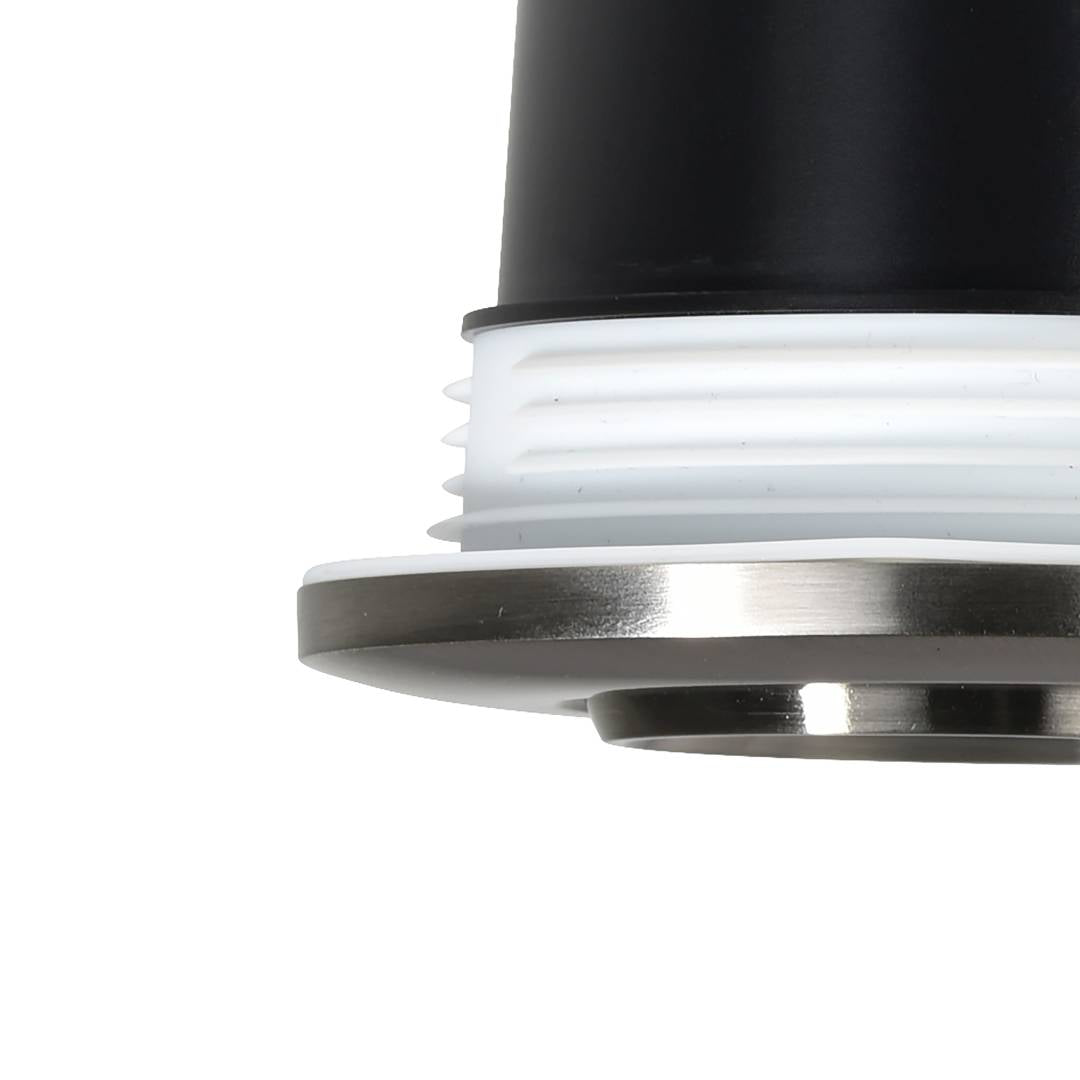 Umberto downlight IP44 nickel
