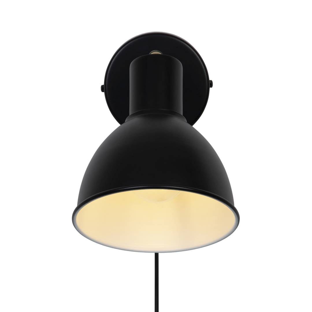 Pop vägglampa matt svart