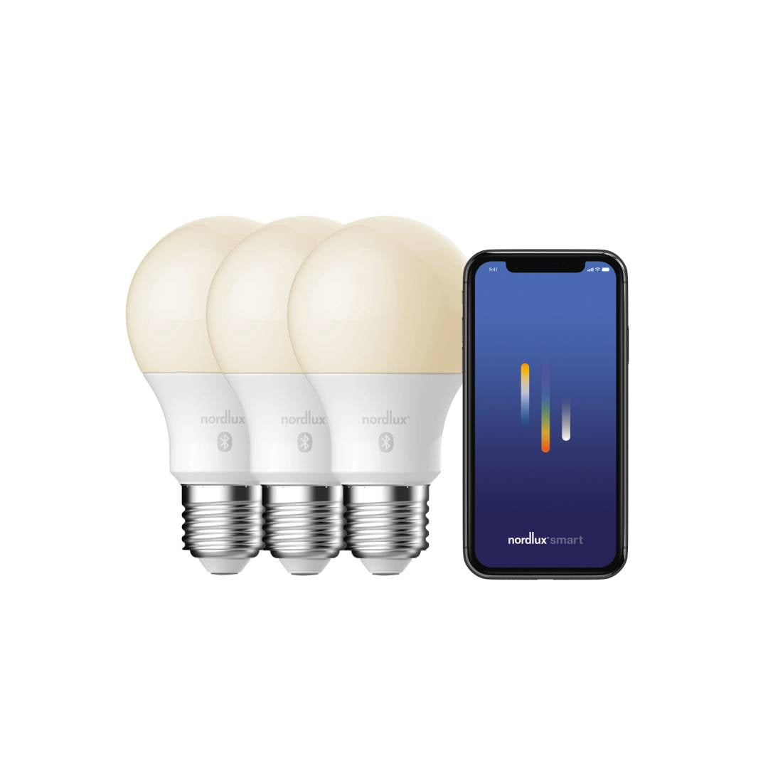 Smart E27 A60 2200-6500K 900lm opaali 3-pack